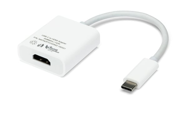 Miniatyrbillede 6 af 7: OWC NWTADPTCHDMI2 videokabel adapter 0,108 m USB Type-C HDMI Hvid