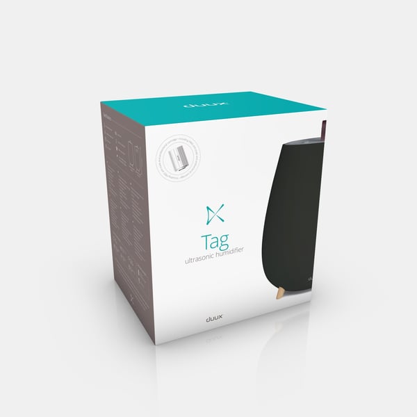 Pikkukuva 2 / 18: Duux Tag 2 ilmankostutin Ultrasonic 2,5 L Musta 12 W