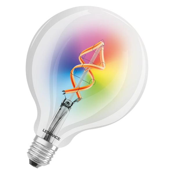 Pikkukuva 1 / 6: LEDVANCE SMART+ WiFi Filament Globe RGBW Älylamppu Wi-Fi 4,5 W
