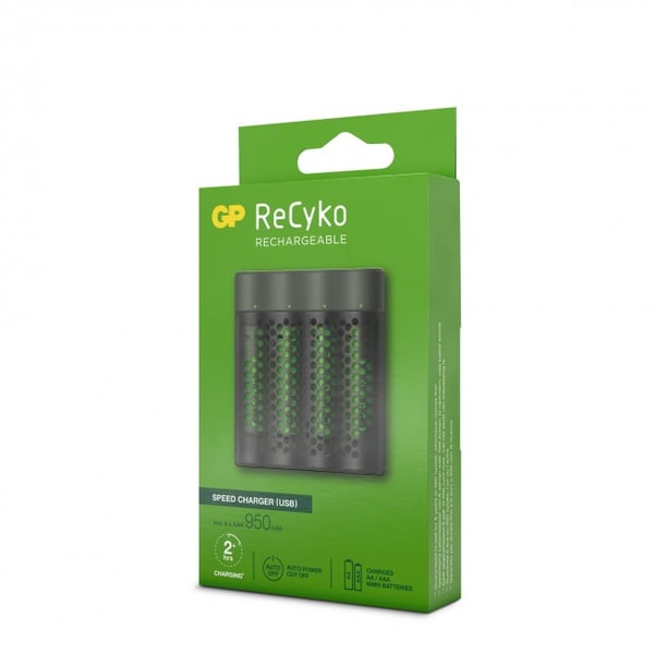 Miniatyrbillede 2 af 7: GP Batteries M451/100AAAHCE-2WB4 batterioplader Husholdningsbatteri DC