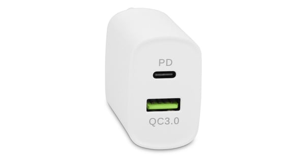 Miniatyrbild 1 av 2: LMP 23011 mobilladdare Universal Vit USB Snabb laddning inomhus