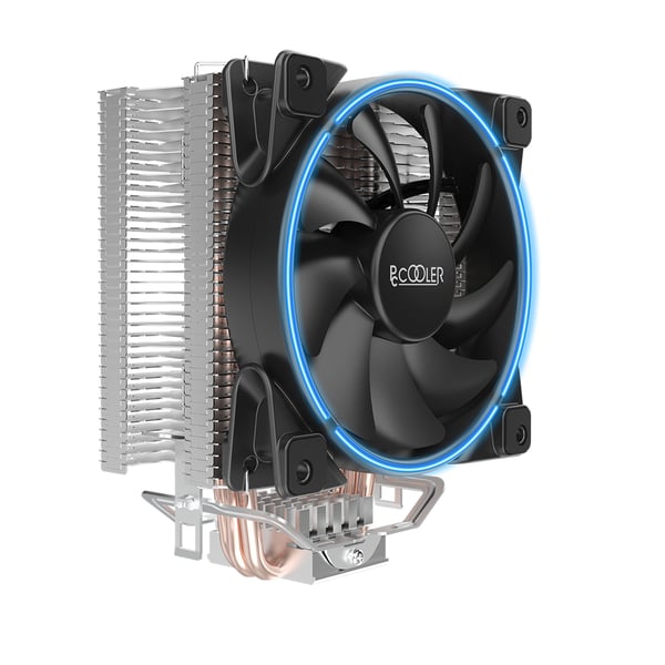 Miniatyrbillede 1 af 5: PCCOOLER GI-X3B Corona Blau CPU Kühler Processor Kølesæt 12 cm Blå