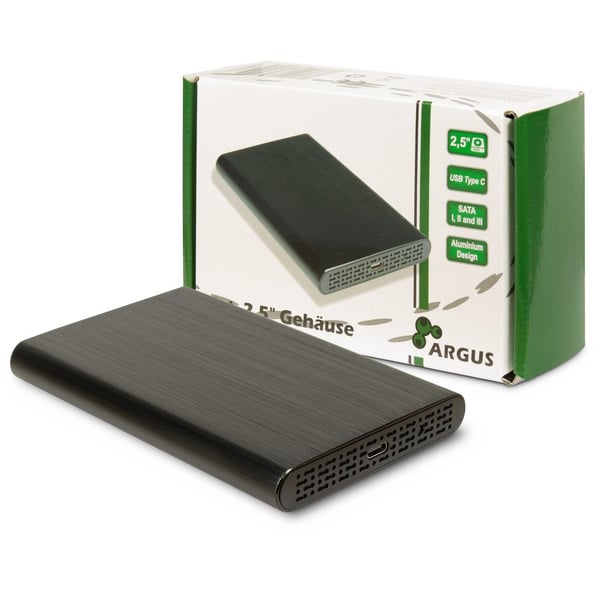 Inter-Tech 88884122 Hölje för lagringsenheter HDD-hölje Svart 2.5"