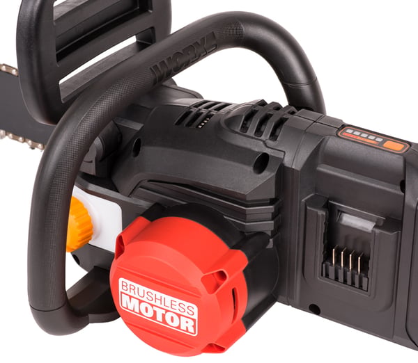 WORX WG385E motorsåg Svart, Orange