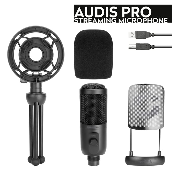 SPEEDLINK AUDIS PRO Svart Bordsmikrofon