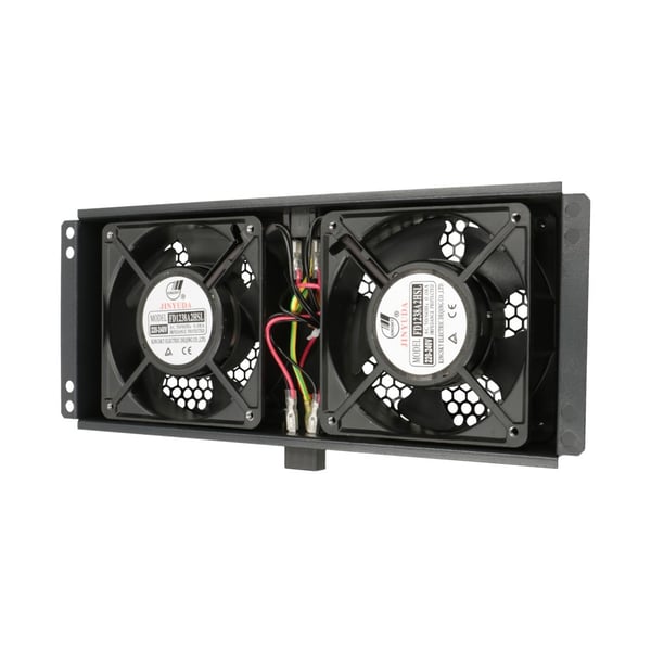 Extralink 2 FANS ROOF COOLING UNIT WITH CABLE TO THERMOSTAT Køleventilator