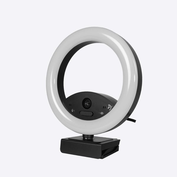 Arozzi Occhio True Privacy Ring Light webcam 2 MP 1920 x 1080 pixel USB 2.0 Sort