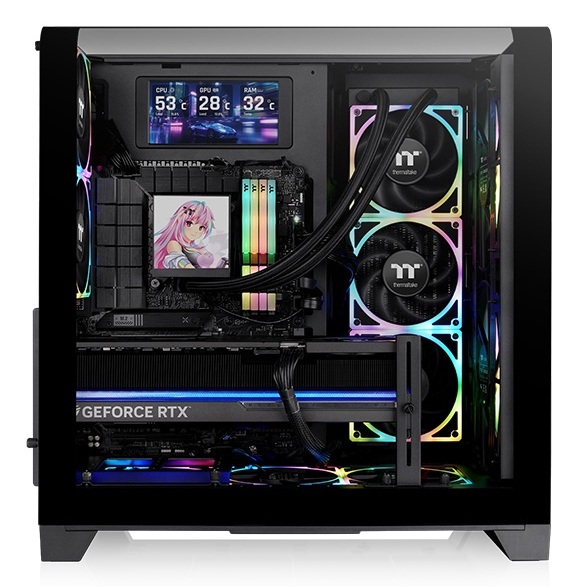 Thermaltake View 390 Air Midi Tower Svart