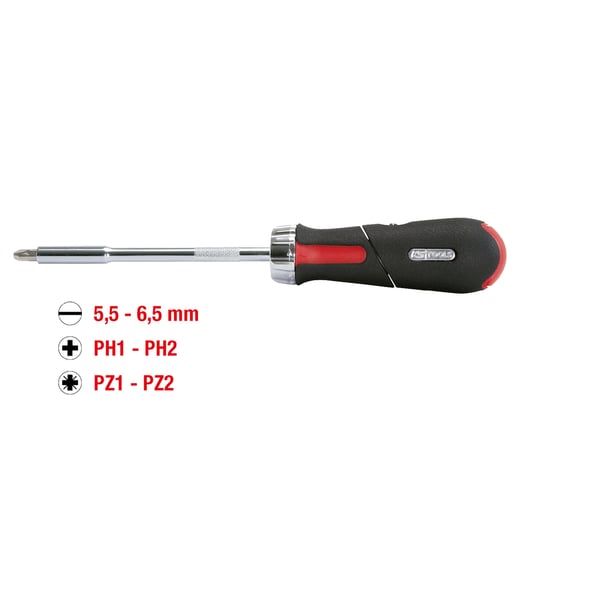 Miniatyrbillede 1 af 2: KS Tools 159.2051 manuel skruetrækker Enkelt