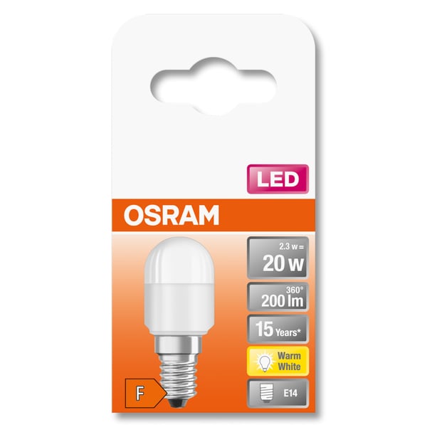 Osram STAR LED-lampe Varm hvid 2700 K 2,3 W E14 F
