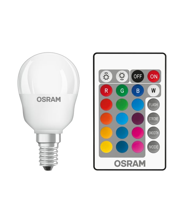 Osram STAR+ LED-lampe Flere, Varm hvid 2700 K 4,5 W E14 G Osram STAR+ LED-lampe Flere, Varm hvid 2700 K 4,5 W E14 G