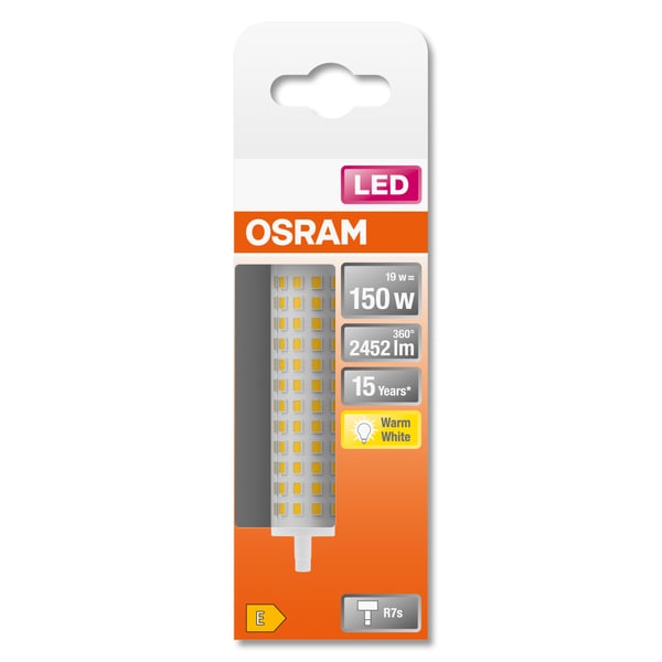Osram LINE LED-lamppu Lämmin valkoinen 2700 K 17,5 W R7s E