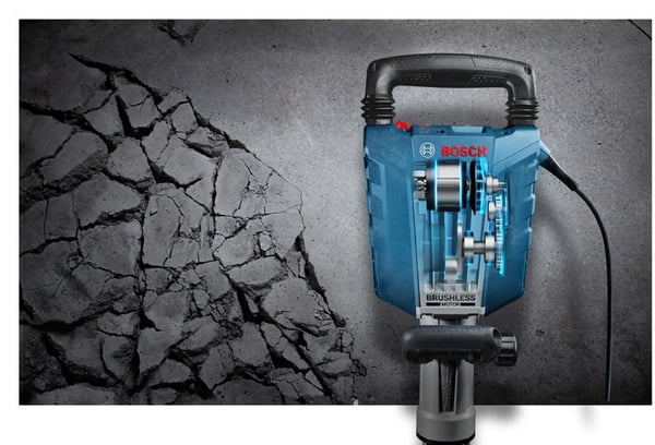 Miniatyrbild 2 av 8: Bosch GSH 14 C Professional 1950 RPM 14,6 kg Svart, Blå