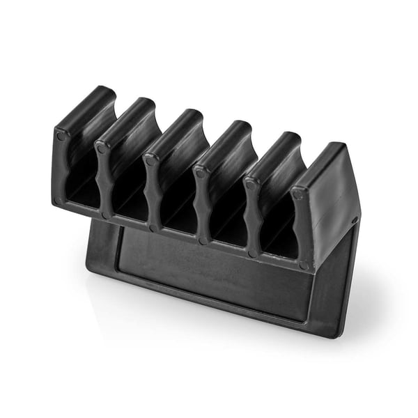Miniatyrbillede 7 af 10: Nedis CMGC21052BK kabelorganisator Skrivebord Kabelklemme Sort 2 stk