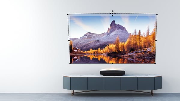 Miniatyrbillede 12 af 16: XGIMI Aura Ultrakort projektor med kort projiceringsafstand DLP UHD 4K (3840x2160) 3D Sort, Sølv