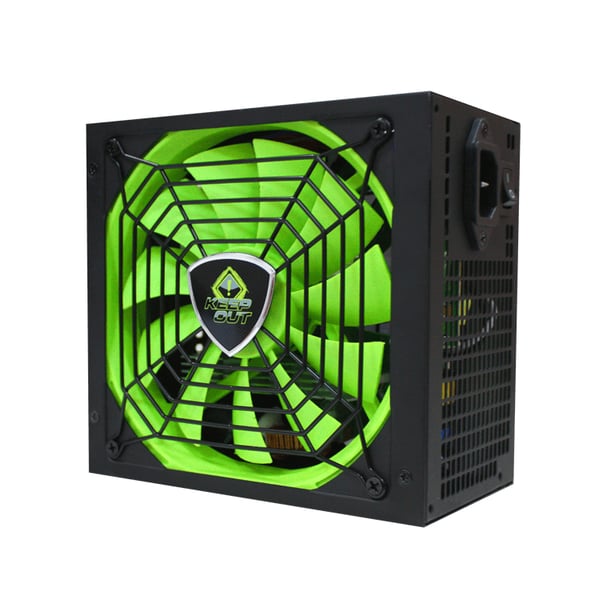 KeepOut FX1000MU strömförsörjningsenheter 1000 W 20+4 pin ATX ATX Svart, Grön
