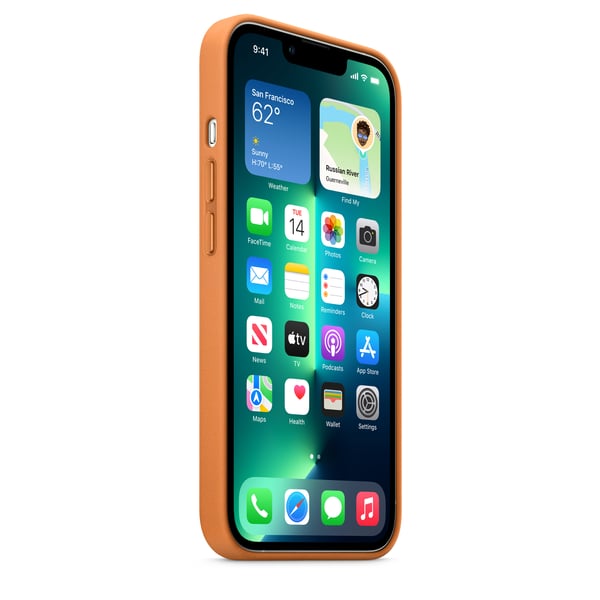 Miniatyrbillede 4 af 6: Apple MM193ZM/A mobiltelefon etui 15,5 cm (6.1") Cover Brun, Guld
