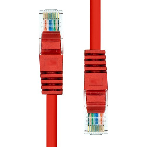 Miniatyrbillede 2 af 2: ProXtend 5UTP-05R netværkskabel Rød 5 m Cat5e U/UTP (UTP)
