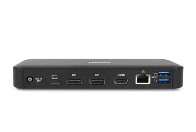 Hamlet HDOCKS600C kannettavien tietokoneiden telakka ja porttitoistin Langallinen USB 3.2 Gen 2 (3.1 Gen 2) Type-C Musta