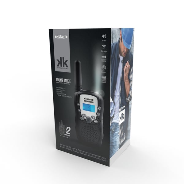 Küken 33930 to-vejs radio Sort