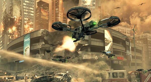 Activision Call of Duty : Black Ops II Vakio Saksa, Englanti, Espanja, Ranska Wii U