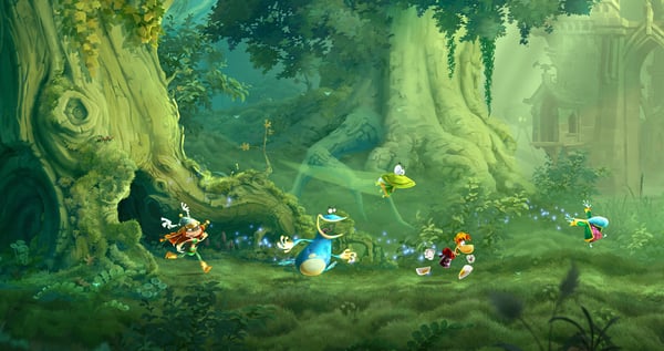 Miniatyrbillede 3 af 41: Ubisoft Rayman Legends Standard Tysk, Engelsk, Dansk, Spansk, Finsk, Fransk, Italiensk, Hollandsk, Norsk, Polsk, Portugisisk, Russisk, Svensk Xbox One