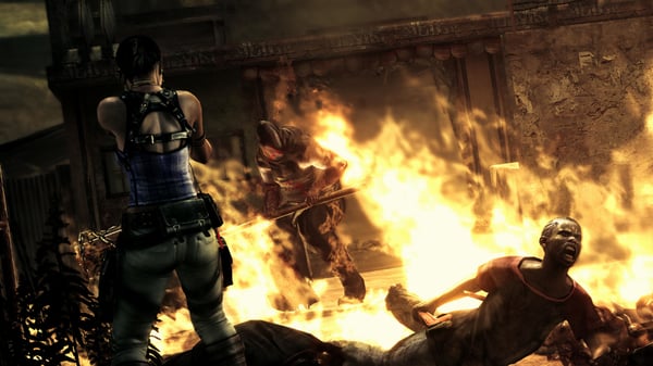 Capcom Resident Evil 5 HD Reissue Tysk, Engelsk, Fransk, Italiensk, Japansk PlayStation 4