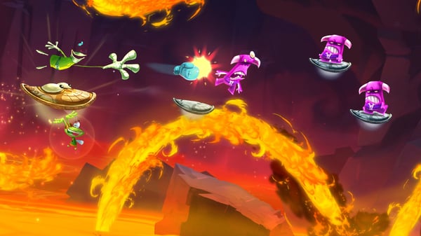 Ubisoft Rayman Legends Standard Tysk, Engelsk, Dansk, Spansk, Finsk, Fransk, Italiensk, Hollandsk, Norsk, Polsk, Portugisisk, Russisk, Svensk Xbox One