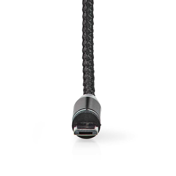 Miniatyrbillede 10 af 10: Nedis CCGB60630BK20 USB-kabel USB 2.0 2 m USB A Micro-USB B Sort
