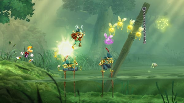 Ubisoft Code à télécharger - Rayman Legends - Definitive Edition Reissue Tysk, Engelsk, Dansk, Spansk, Finsk, Fransk, Italiensk, Hollandsk, Norsk, Polsk, Portugisisk, Russisk, Svensk Nintendo Switch