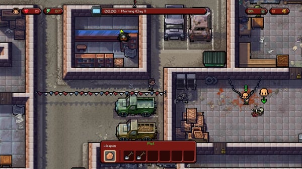 Miniatyrbillede 20 af 21: Team17 The Escapists : The Walking Dead Standard Tysk, Engelsk, Spansk, Fransk, Italiensk, Portugisisk, Russisk Xbox One