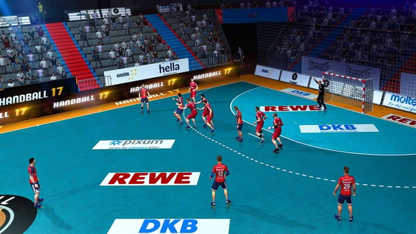 Bigben Interactive Handball 17 Standard Tyska, Engelska, Danska, Spanska, Franska, Norska, Portugisiska, Svenska PC