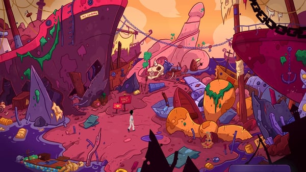 Miniatyrbillede 5 af 9: Assemble Entertainment Leisure Suit Larry - Wet Dreams Dry Twice Standard PlayStation 4