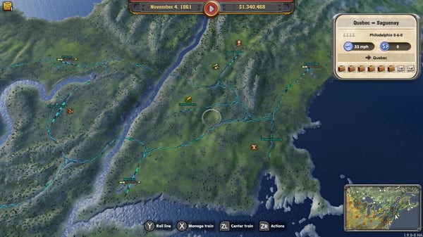 Miniatyrbillede 7 af 13: Kalypso Railway Empire Standard Tysk, Engelsk, Forenklet kinesisk, Fransk, Russisk Nintendo Switch