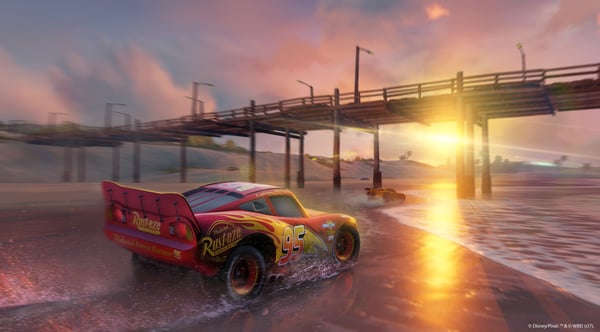 Miniatyrbillede 5 af 6: Warner Bros. Games Cars 3 : Course Vers la Victoire
