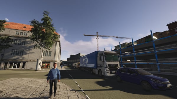 Aerosoft On The Road : Truck Simulator Standard Tysk, Engelsk, Spansk, Fransk, Polsk, Portugisisk PlayStation 4