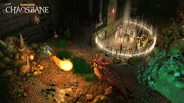Bigben Interactive Warhammer : Chaosbane Standard Engelsk, Forenklet kinesisk, Koreansk, Spansk, Fransk, Italiensk, Japansk, Polsk, Portugisisk, Russisk PlayStation 4