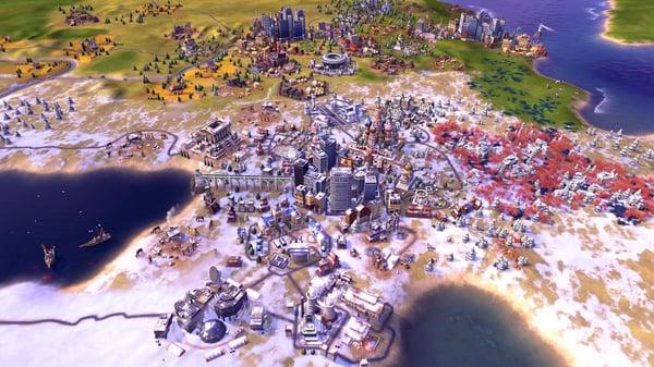 2K Sid Meier's Civilization VI Vakio Saksa, Englanti, Yksinkertaistettu kiina, Korea, Espanja, Ranska, Italia, Japani, Portugali, Venäjä PlayStation 4