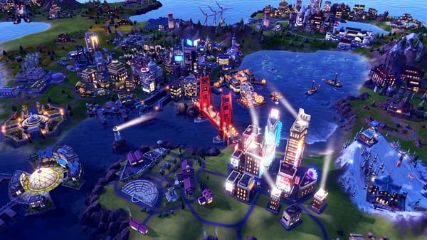 Pikkukuva 6 / 13: 2K Sid Meier's Civilization VI Vakio Saksa, Englanti, Yksinkertaistettu kiina, Korea, Espanja, Ranska, Italia, Japani, Portugali, Venäjä PlayStation 4