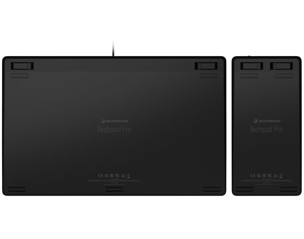 Pikkukuva 6 / 6: 3Dconnexion Keyboard Pro näppäimistö Office USB + Bluetooth Italia Musta