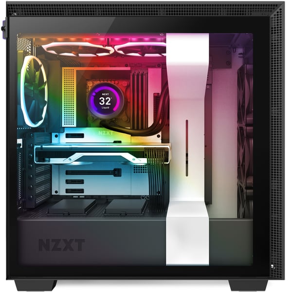 Miniatyrbild 5 av 7: NZXT Kraken Z63 RGB Processor Allt-i-ett vätskekylare 14 cm Svart