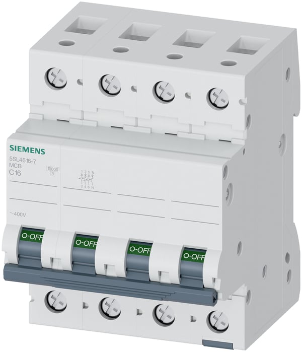 Siemens 5SL46167 5SL4616-7 Leitungsschutzschalter 16 A 400 V