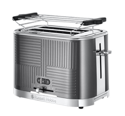 Russell Hobbs Geo Steel 2 viipale(i)ta Ruostumaton teräs Russell Hobbs Geo Steel 2 viipale(i)ta Ruostumaton teräs