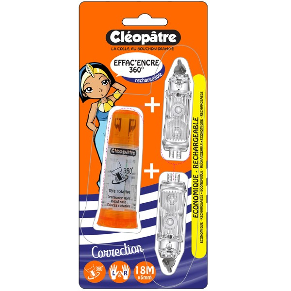 Miniatyrbillede 1 af 6: Cleopatre BLEE360+2REFILLS korrigeringspen