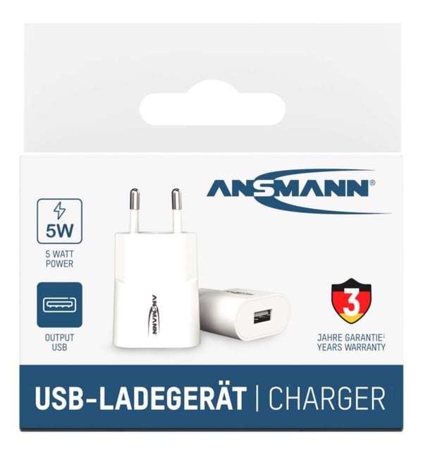 Ansmann HC105 Universel Hvid Vekselstrøm Indendørs