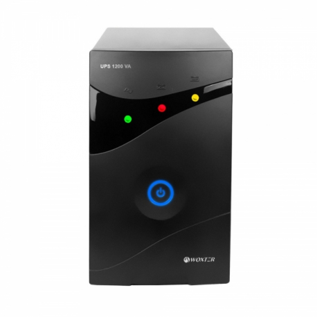 Miniatyrbillede 1 af 3: Woxter UPS 1200 VA UPS-enhed Interaktivt indgangsstik 1,2 kVA 720 W 3 AC stikkontakt(er)
