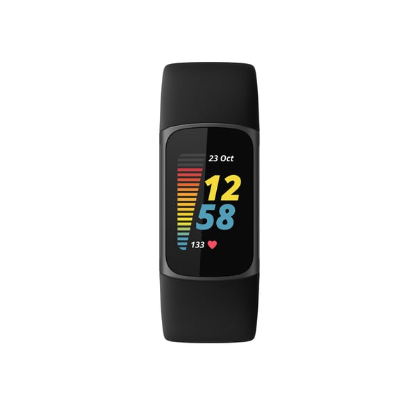 Miniatyrbild 2 av 2: Fitbit Charge 5 AMOLED Armband med aktivitetsspårare Svart, grafit