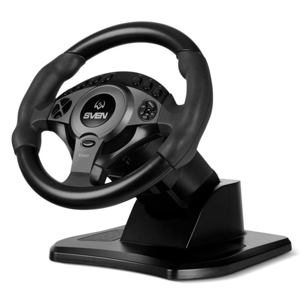 Pikkukuva 1 / 8: SVEN GC-W750 peliohjain Musta USB Ohjauspyörä + polkimet + vaihdekeppi Android, Nintendo Switch, PlayStation 4, Playstation 3, Xbox 360, Xbox One S, Xbox One X