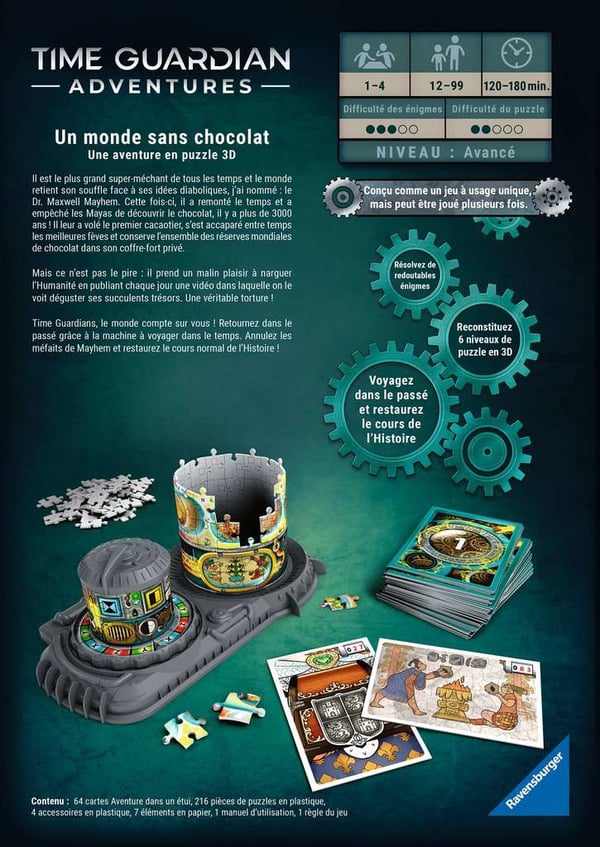 Miniatyrbillede 6 af 6: Ravensburger 11553 puslespil 3D puslespil 216 stk