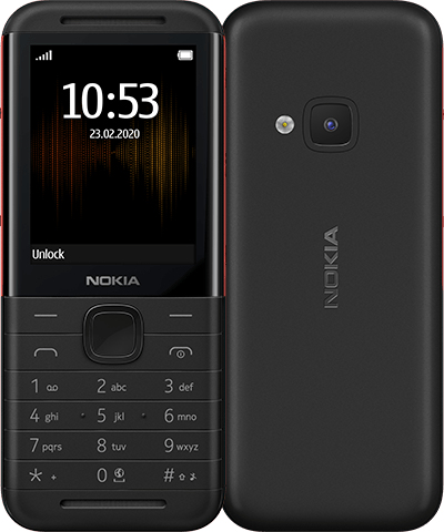 Nokia 5310 6,1 cm (2.4") 88,2 g Musta, Punainen Ominaisuuspuhelin Nokia 5310 6,1 cm (2.4") 88,2 g Musta, Punainen Ominaisuuspuhelin
